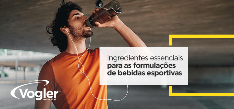 ingredientes para bebidas esportivas